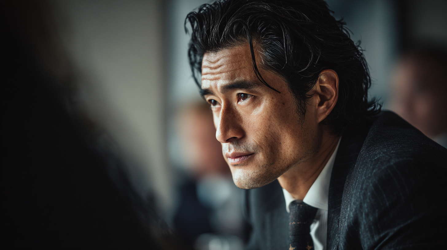 2) Sleek Suit for High-Stakes Meetings