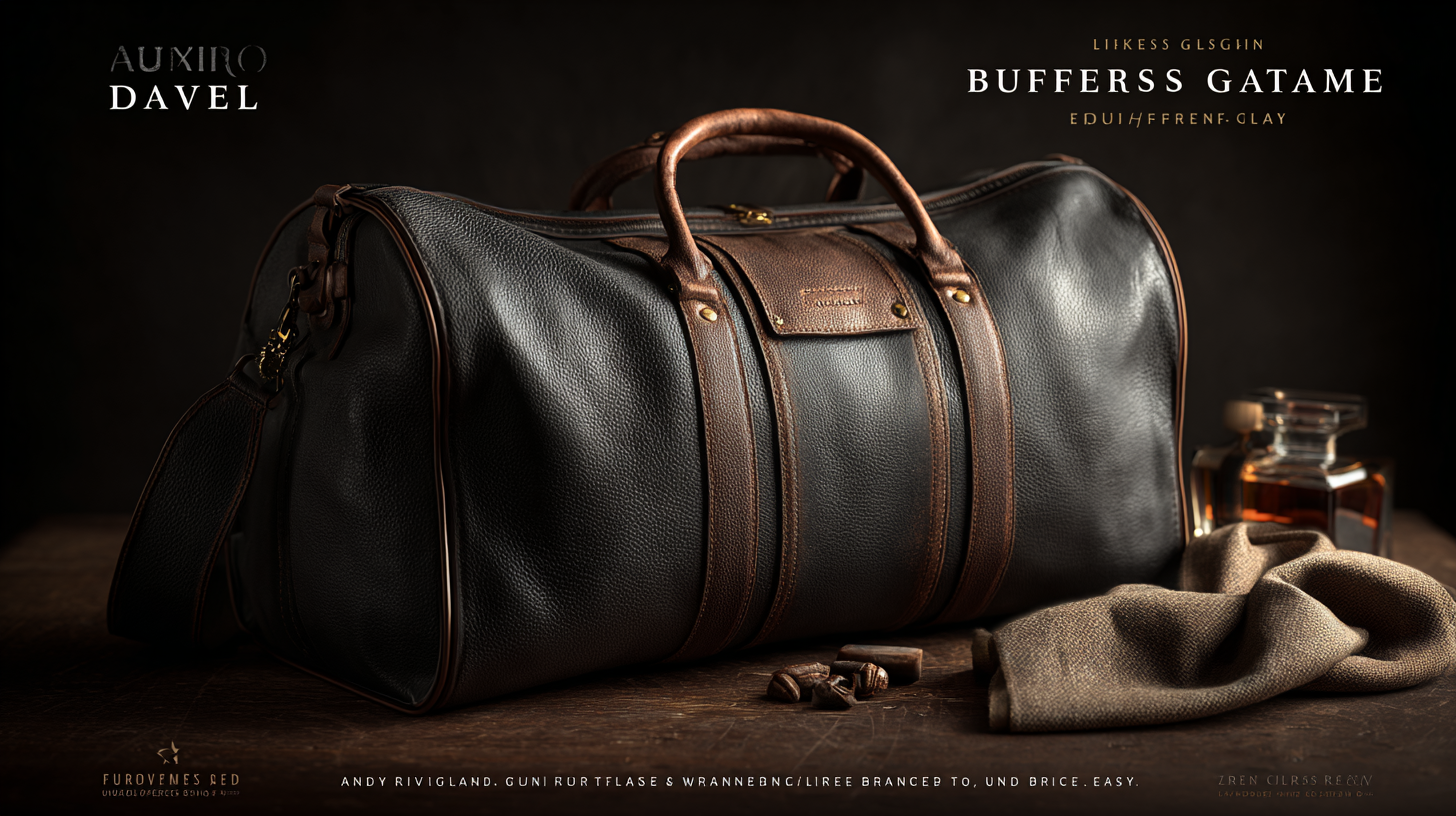 4. Luxorro Full Grain Leather Duffel